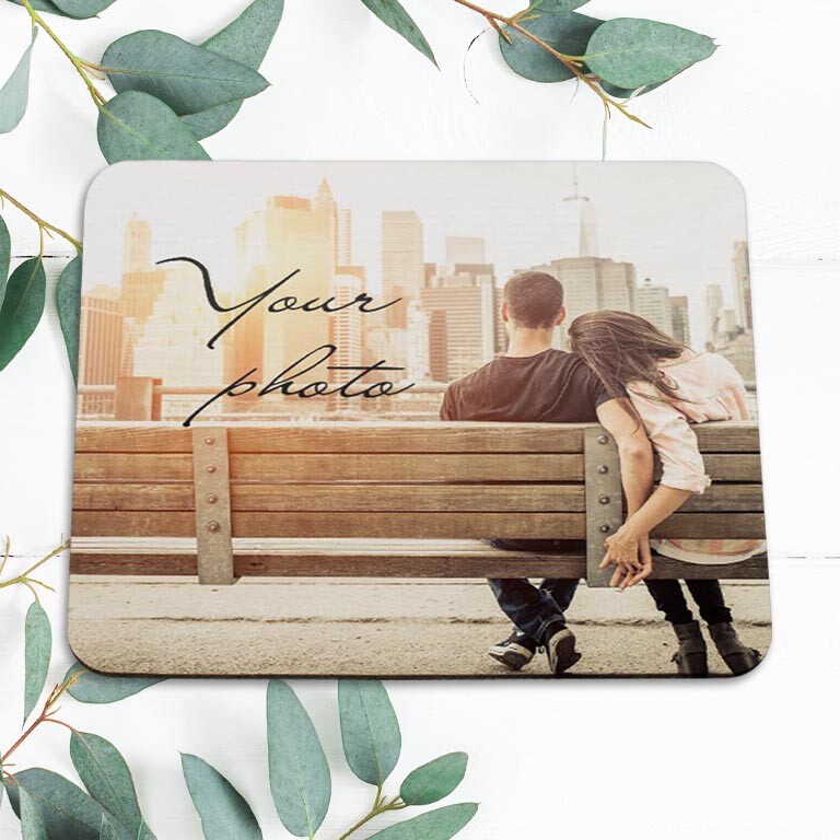 Custom Personalized Photo Design Mouse Pad Mat Office Desk Table Accessory Gift