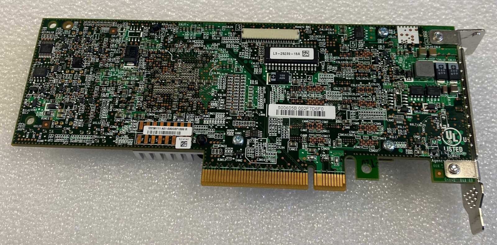 L3-25239-15A LSI MEGARAID L1-25034-02 Interface Card MR LSLIBBU07 L3-25034-03G