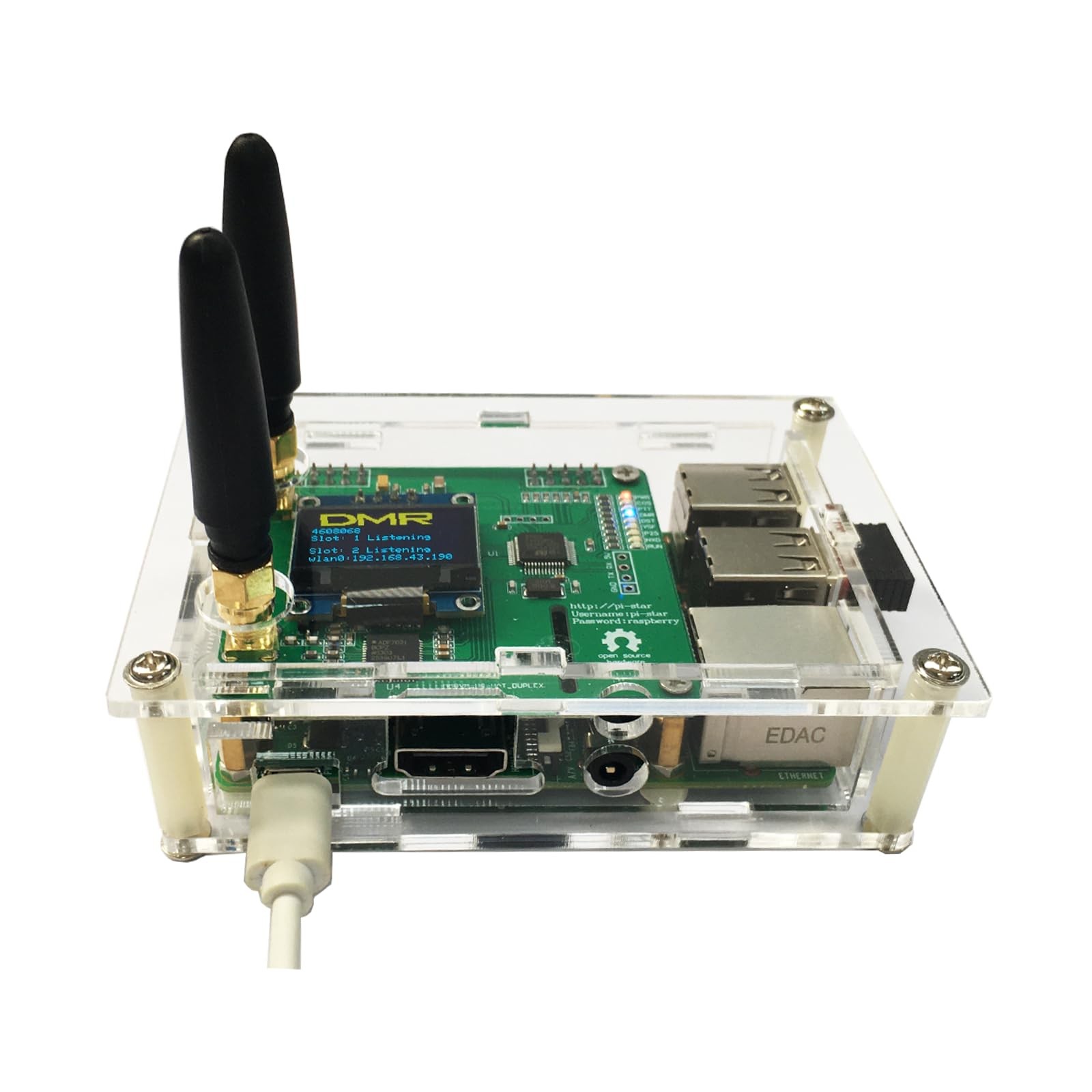 MMDVM Duplex Hotspot Module Dual V1.5.2 with 0.96" OLED Display USB &...