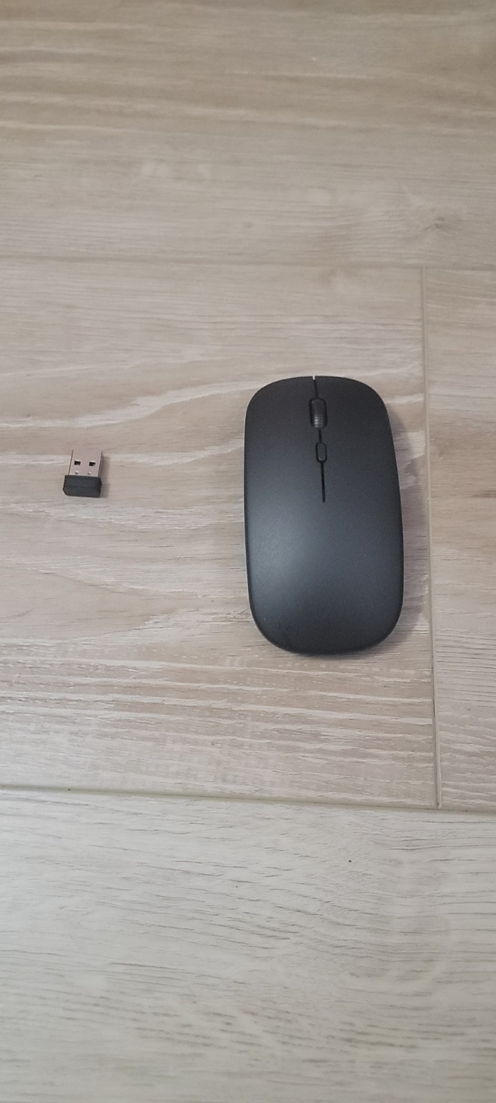 Okimo Wireless Mouse Rechargeable Slim Silent Black