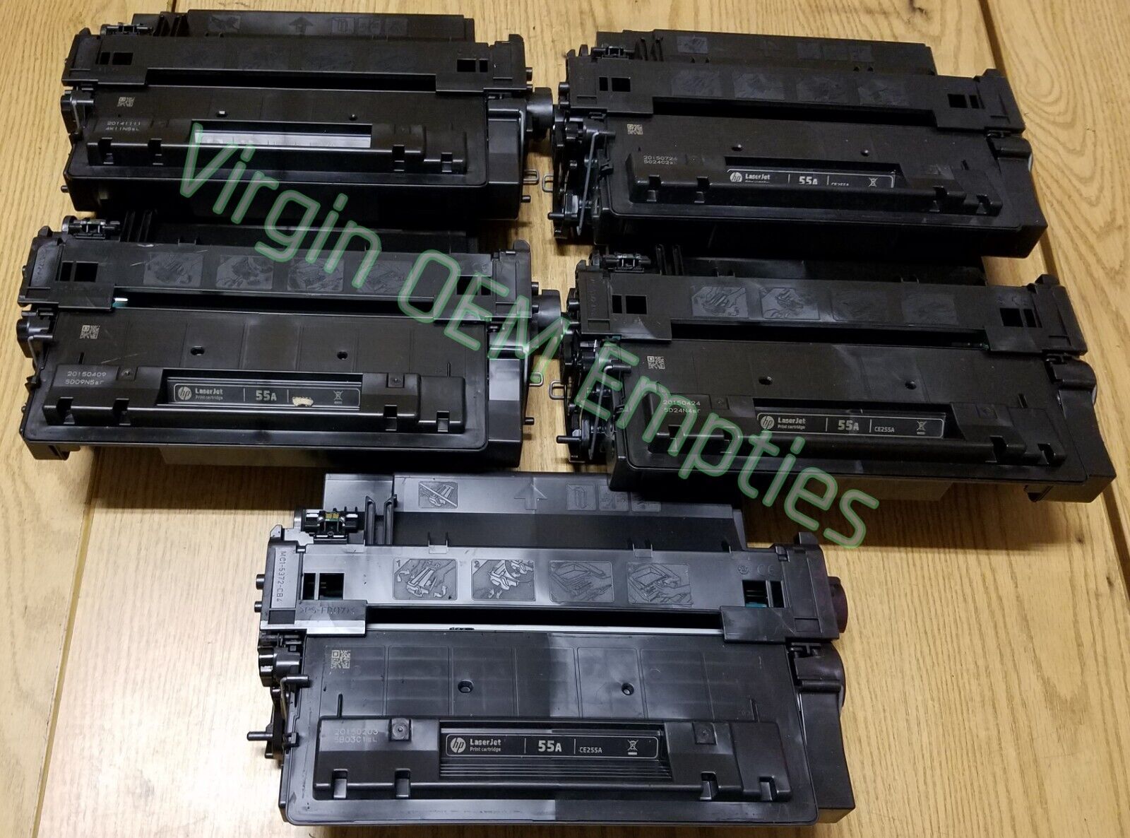 20 Virgin Genuine Empty HP 55A Laser Toner Cartridges  CE255A