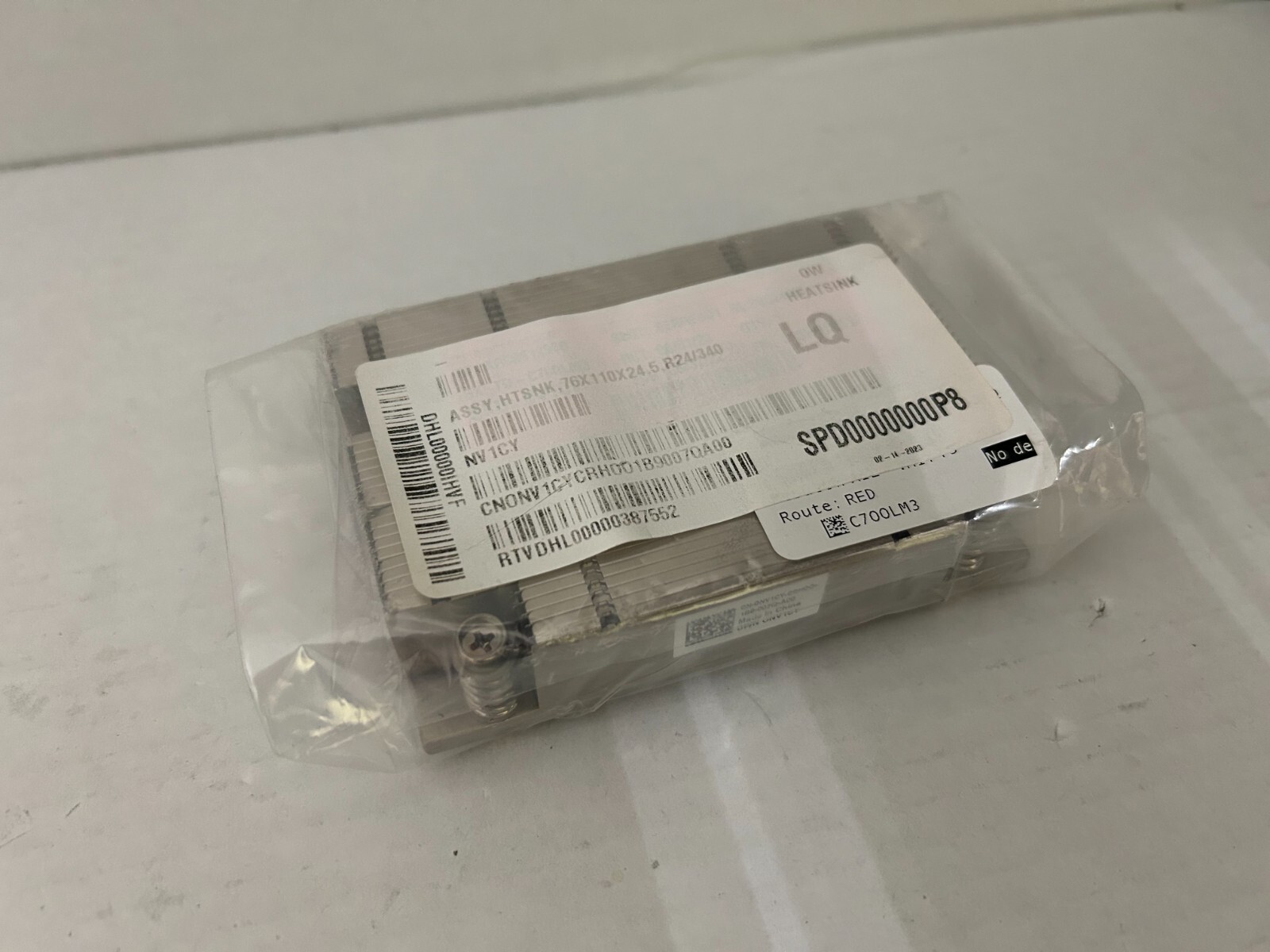 OEM DELL Poweredge R24/340 76X110X24.5 SERVER CPU Cooling Heatsink NV1CY Grade B