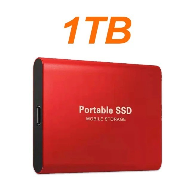 External SSD 1TB 2TB 4TB Portable Hard Drive USB 3.0 Type-C High Speed PC Mac