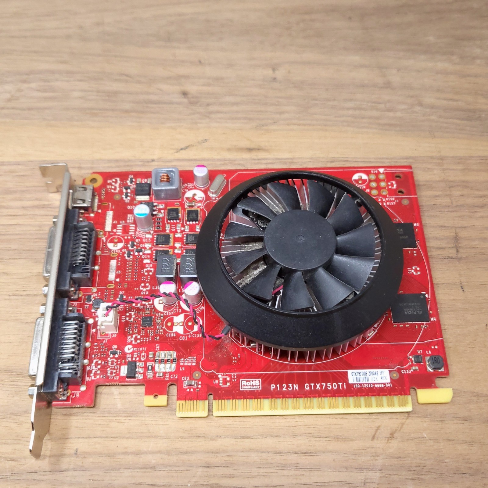 Dell NVIDIA GeForce GTX 750 Ti 2GB GDDR5 PCIe Graphics Card GPU 08MXMJ