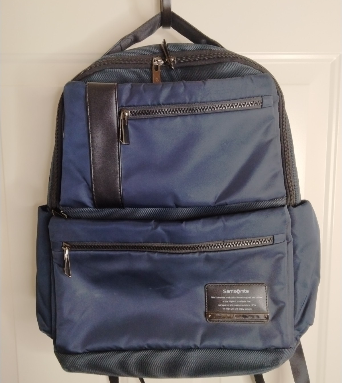 Samsonite OpenRoad Laptop Business Backpack Padded Navy Blue 17" x 15.5" x 5"