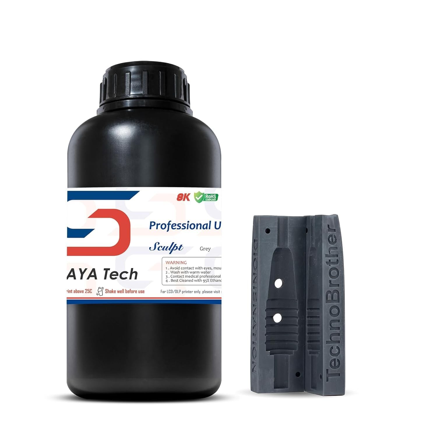Sculpt High-Temp Resistant 3D Printer Resin - Up to 180C, High Precision, Com...