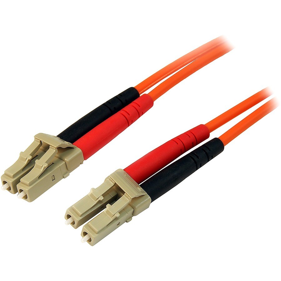 StarTech 15m Fiber Optic Cable - Multimode Duplex 50/125 - LSZH Fiber Jumper