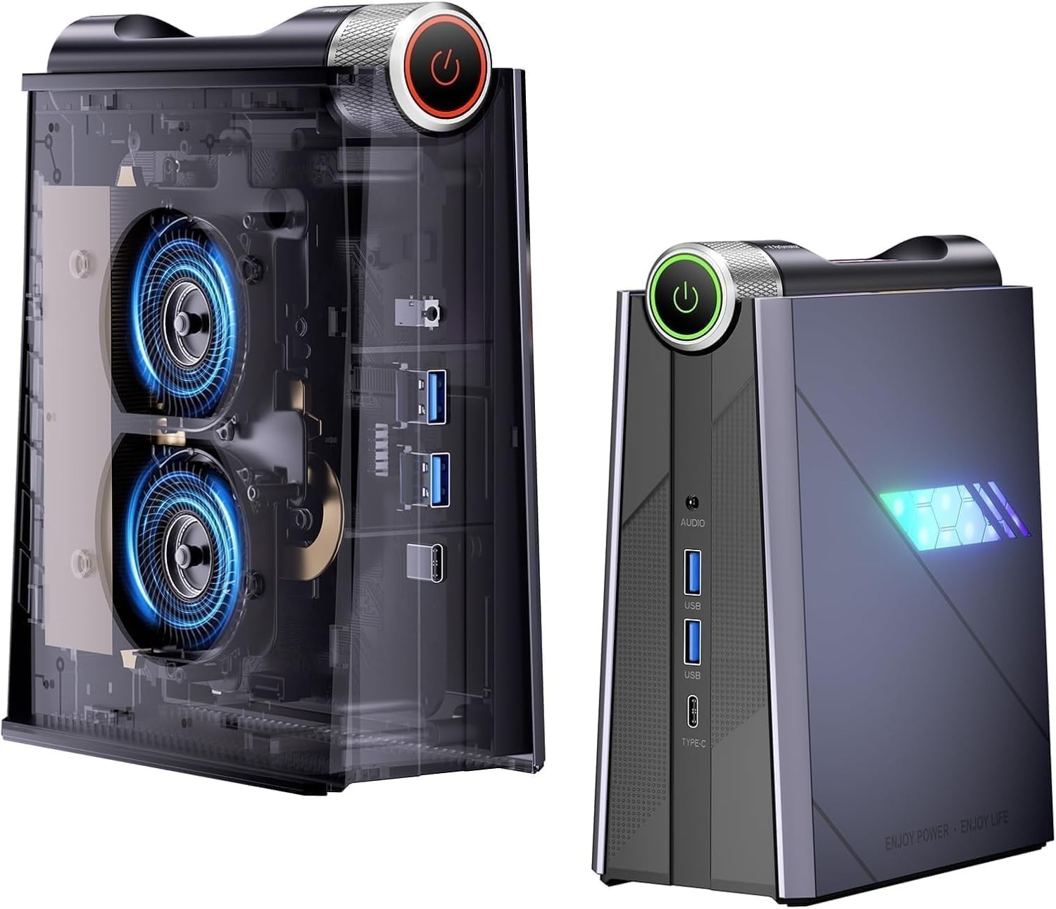 ACE AM08 Pro Mini PC AMD Ryzen 7 7735HS NO RAM NO STORAGE Barebones 1yr Warranty