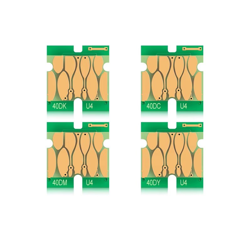 4PC/SET T01C1-T01C4 Compatible Ink Bag One Time Chip for WF-C529RDTW WF-C579RDTW