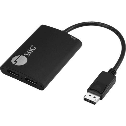 SIIG 4K 1x2 DisplayPort 1.2 to DisplayPort MST Splitter (cedp0h11s1)