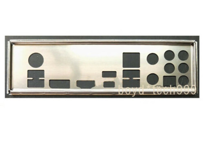 Backplate For MSI MPG Z390 Gaming Edge AC Motherboard I/O IO Shield Rear Baffle