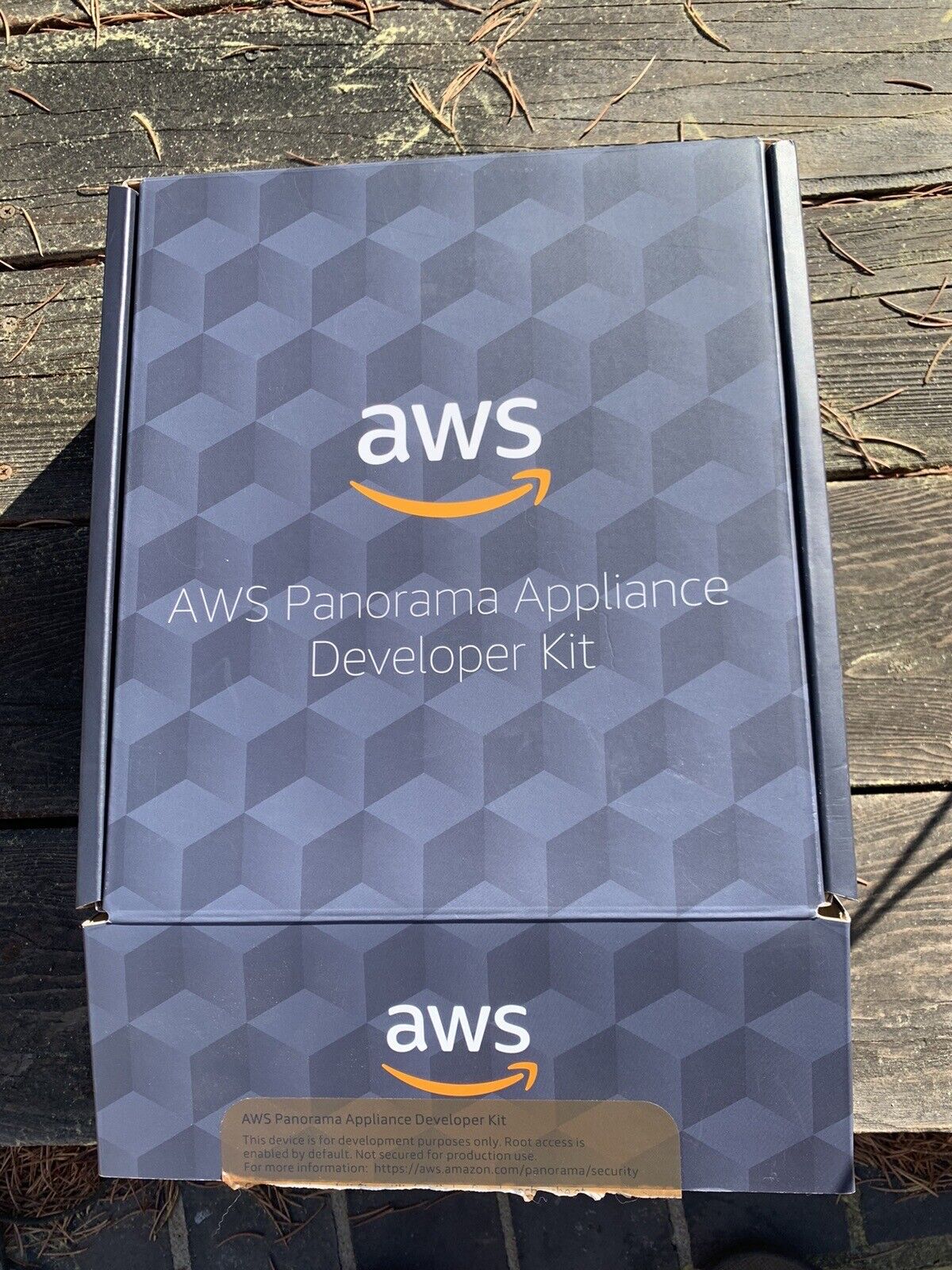 AWS Panorama Appliance developer kit open box