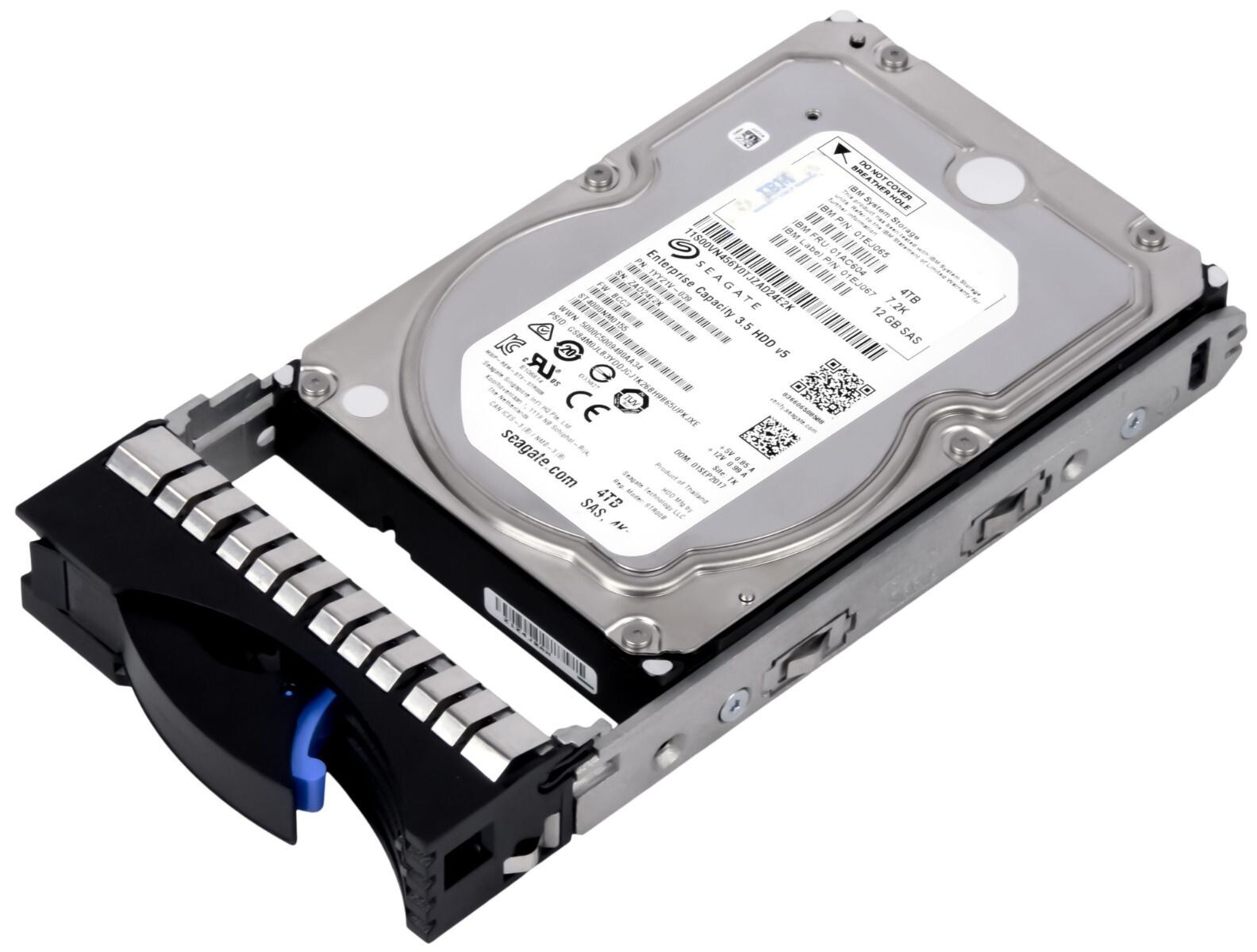 IBM SYSTEM STORAGE Internal HDD 4TB 7200RPM 128MB SAS-3 3.5" Silver Hot Swap
