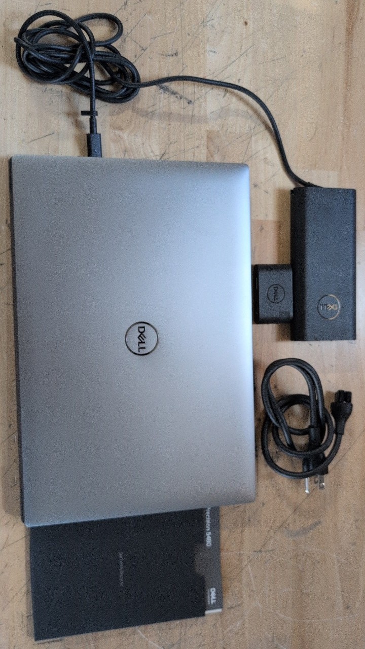 Dell Precision 5480 Mobile Workstation Laptop Silver with Dell USB-C Dock