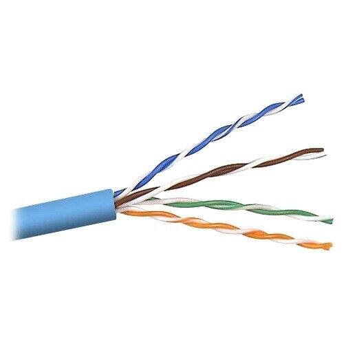 NEW Belkin A7J704-1000-BLU 1000ft Copper Cat6 Cable - 24 AWG Wires Blue