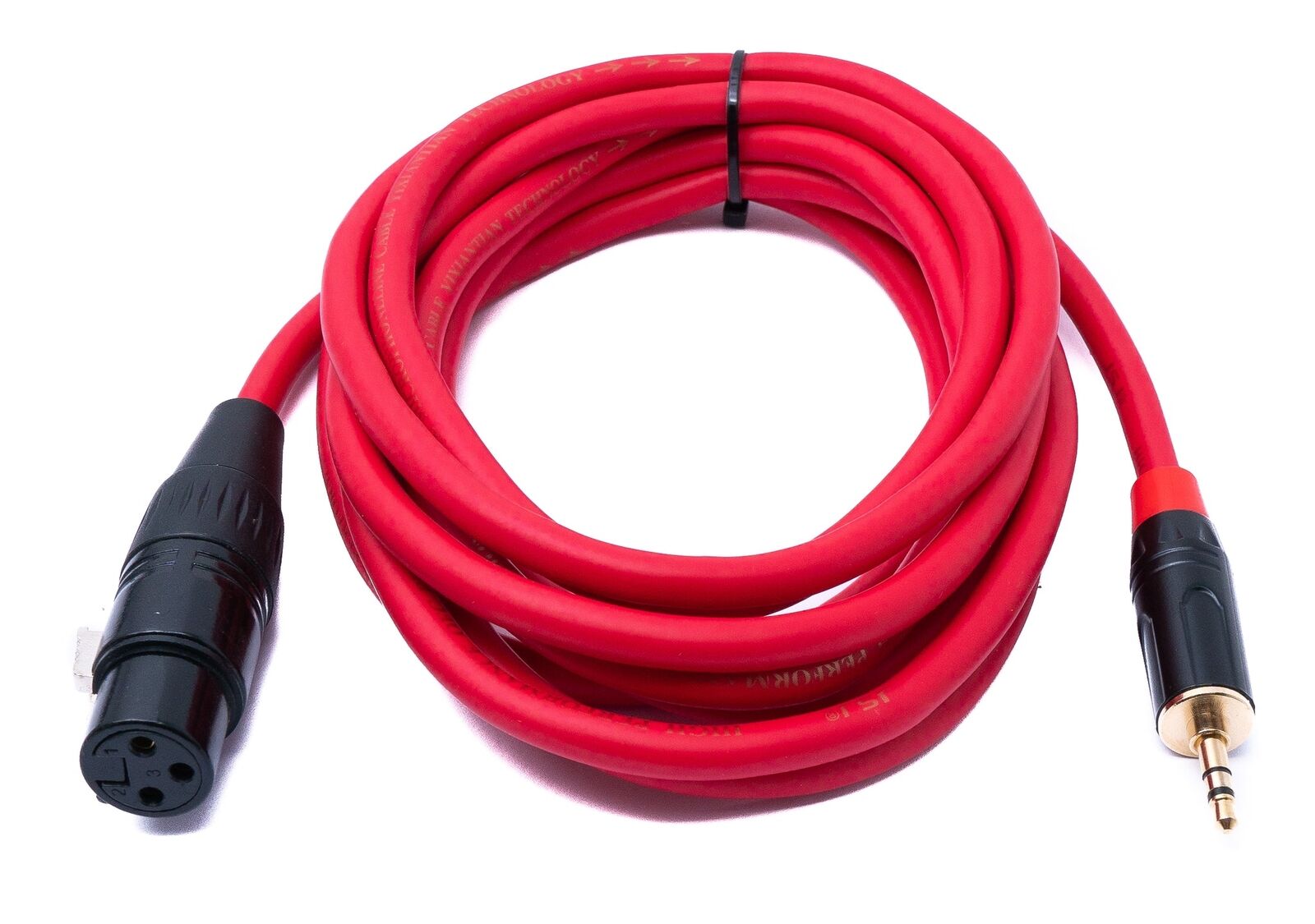 Audio Cable 9 10/12ft 0 1/8in Jack Plug To XLR Socket Adapter IN Red