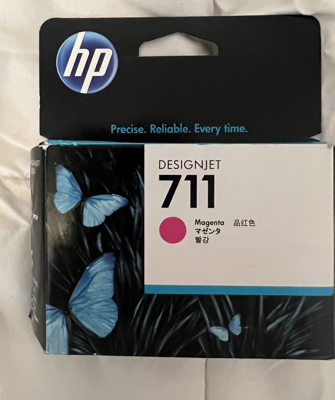 NEW SEAL GENUINE HP 711 Magenta Ink Cartridge (CZ131A) 2019 T120 T520 