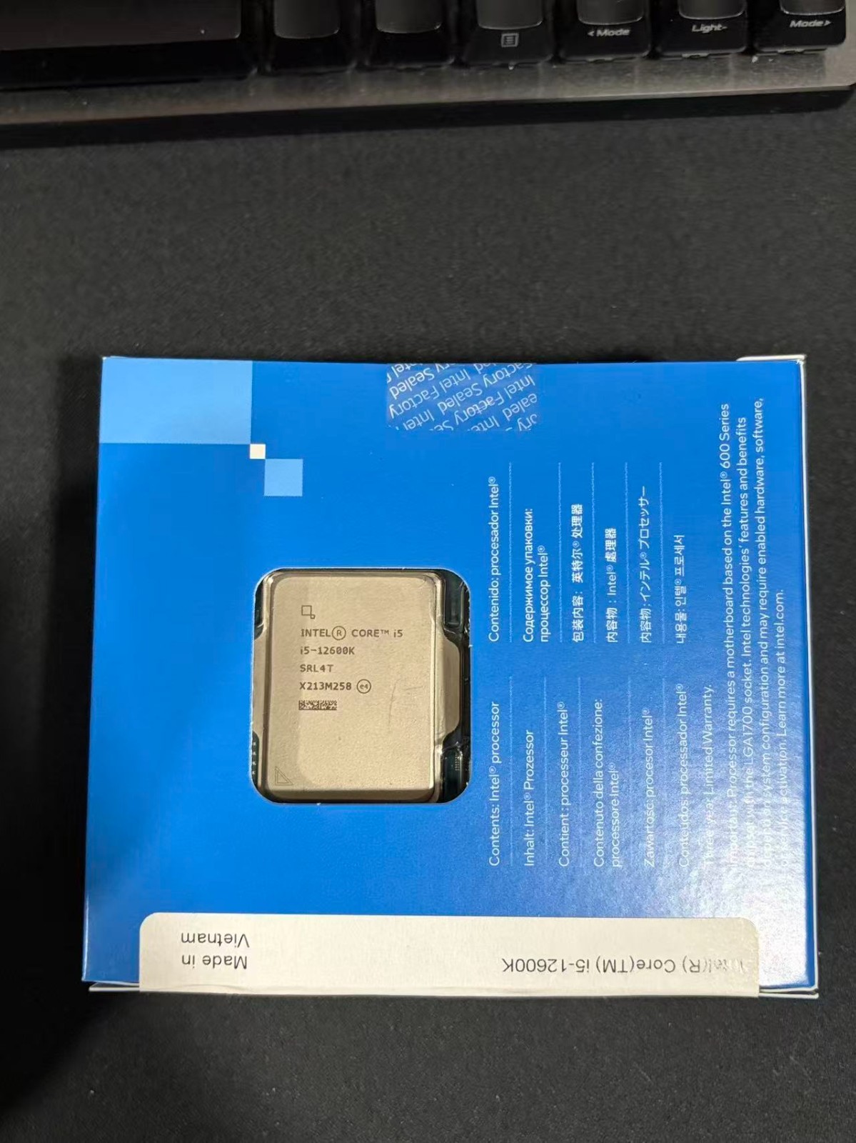 Intel Core i5-12600K Processor (4.9 GHz, 10 Cores, FCLGA1700) Box -...