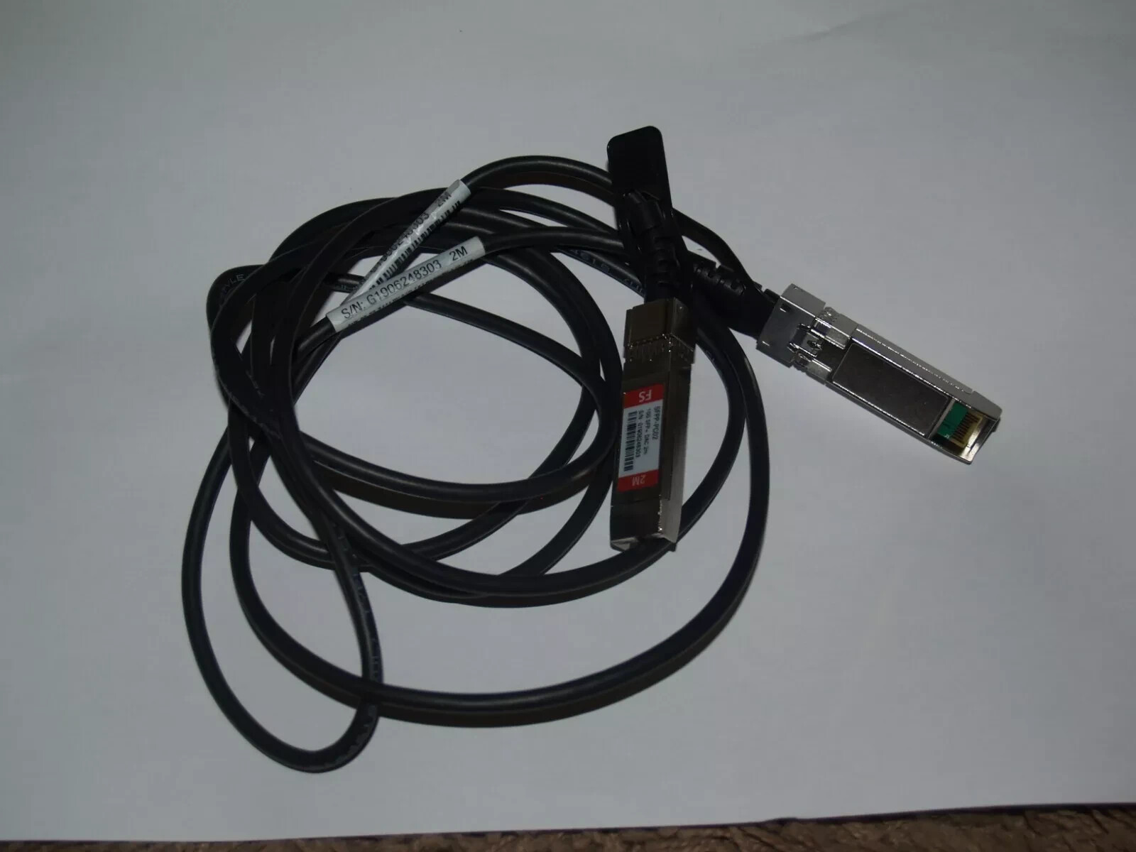FS 10G SFP+ Passive Direct Attach Copper Twinax Cable - SFPP-PC01 1m