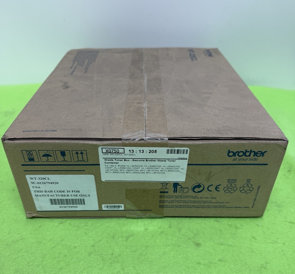 NEW Brother WT-320CL Waste Toner Collection Box (WT320CL)
