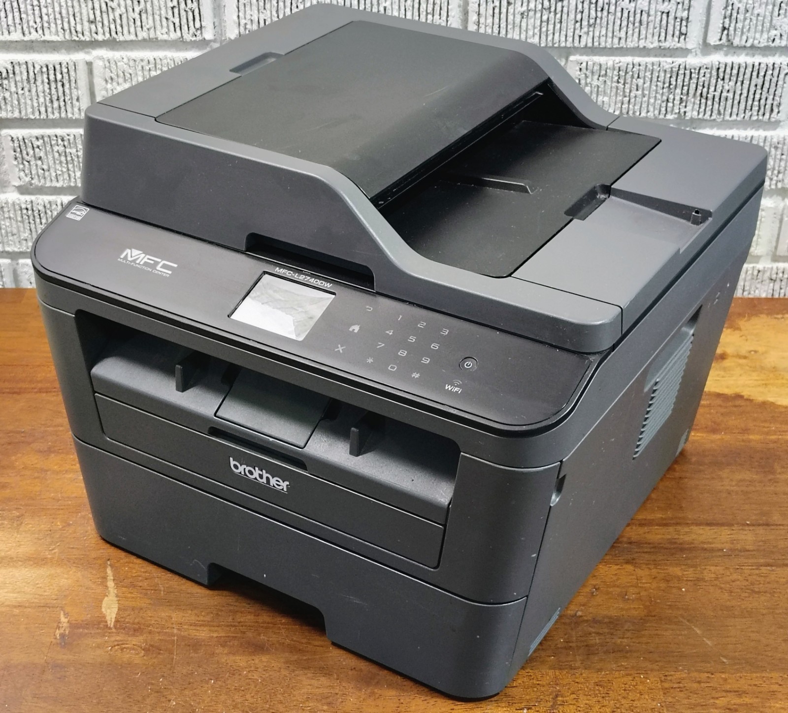 Brother MFC-L2740DW B&W Printer/Scanner/Copier/Fax - Tested, Works - 1.5k Pages