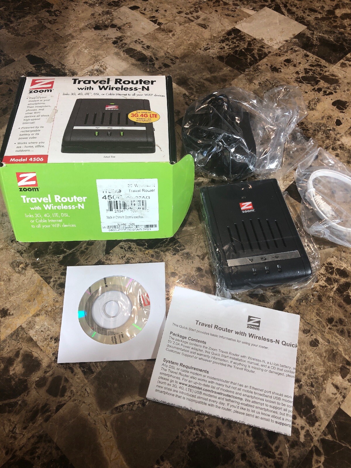 Zoom Travel Router with Wireless-N 4506
