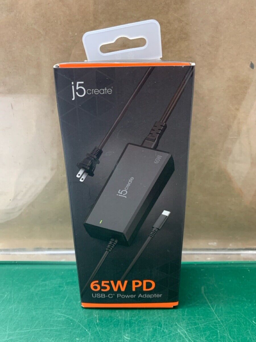 J5 Create JUP1265 65W PD USB-C Power Adapter (E10033411)