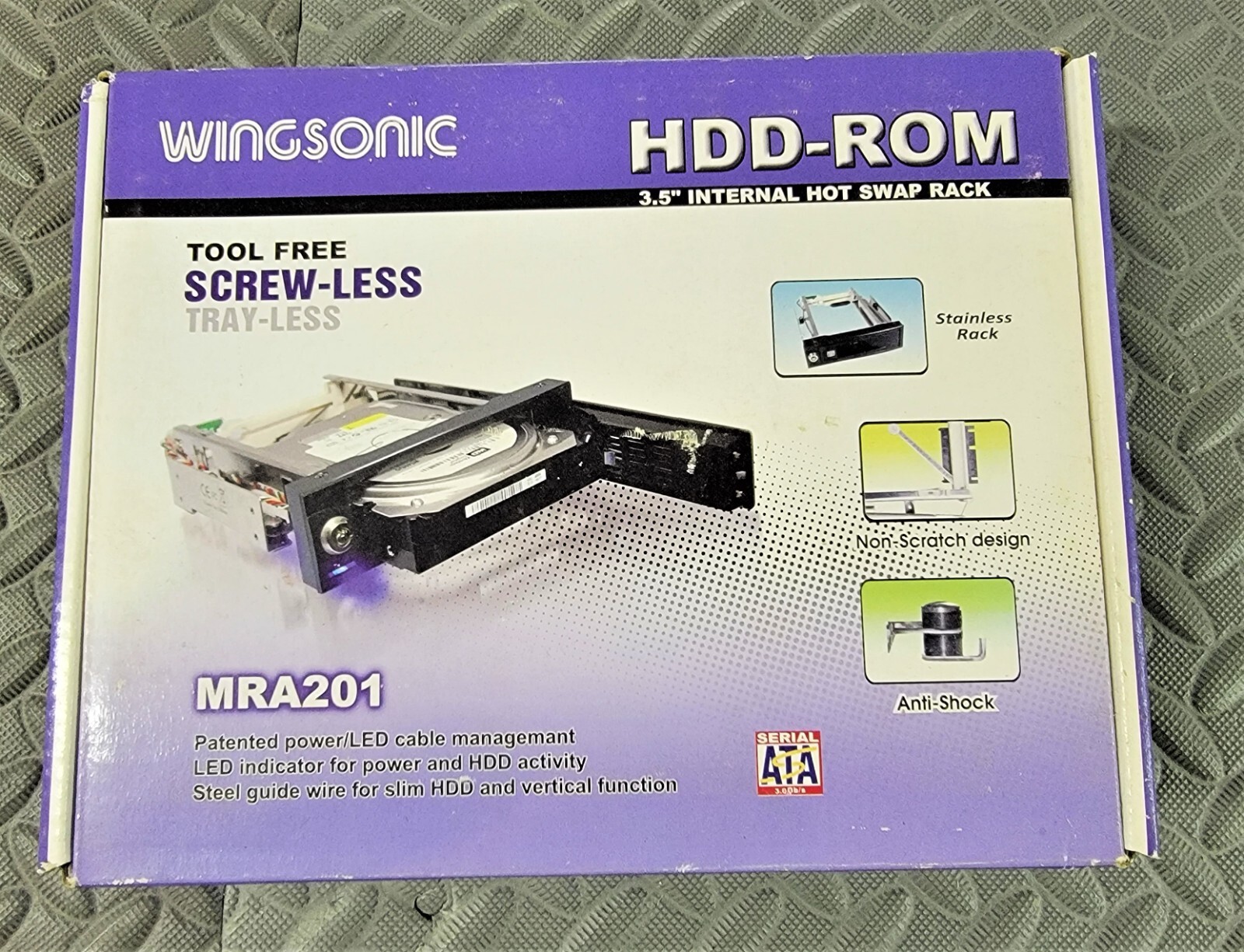 WINSONIC 3.5" INTERNAL HARD DRIVE HOT SWAP RACK, SALE