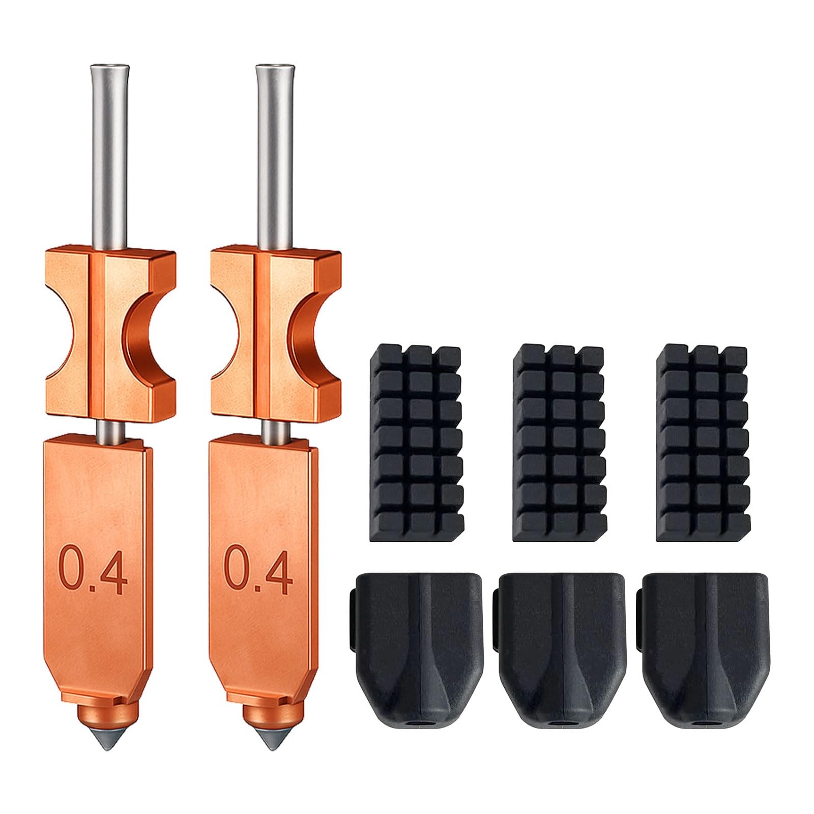 for Flashforge AD5X Upgraded 0.4mm Integrated hotend Nozzle 2 Packs,Adventure...