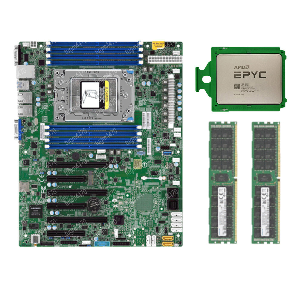 AMD EPYC 7K62 CPU + Supermicro H11SSL-i + 2133P RAM multiple choices-
