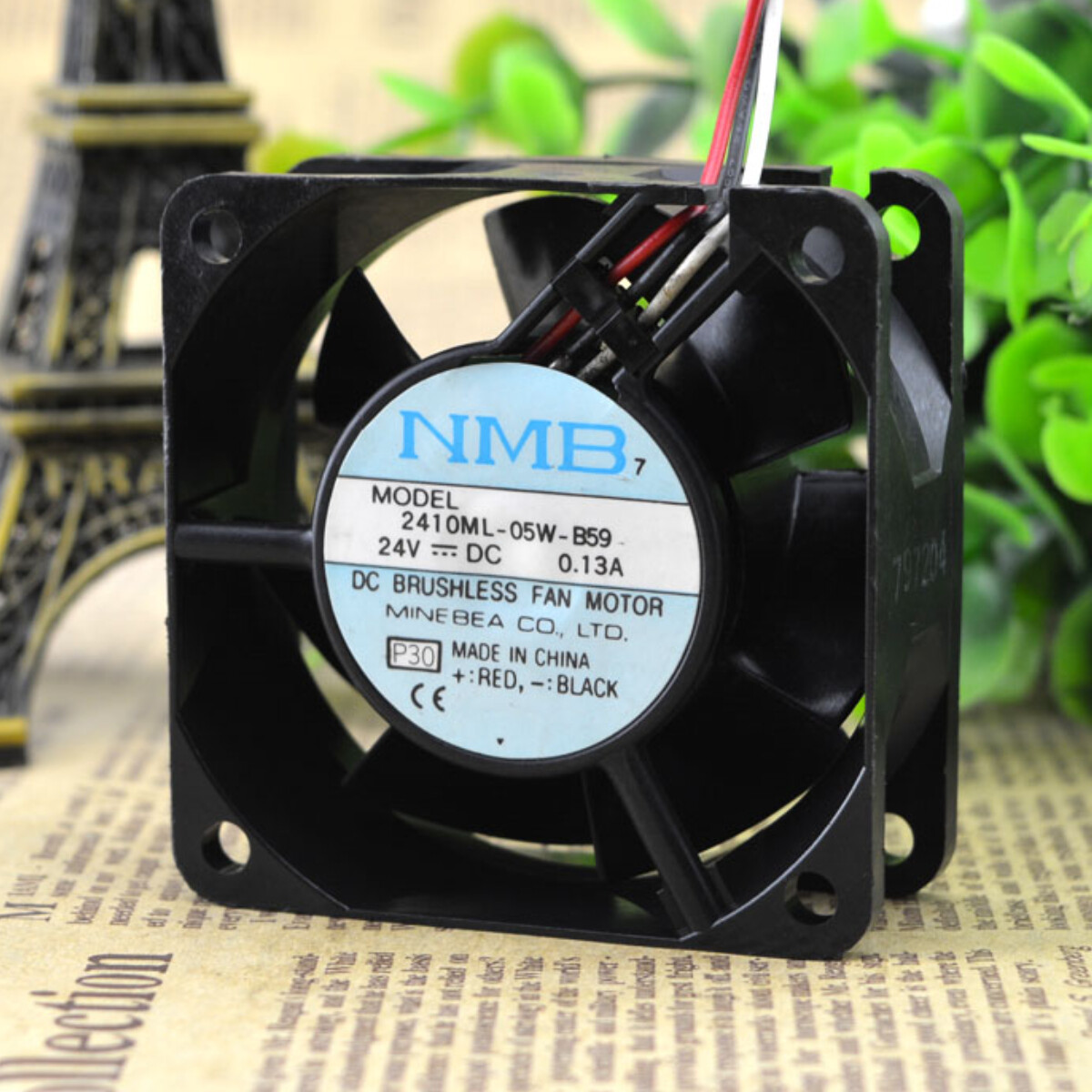 NMB 6025 6CM 2410ML-05W-B59 24V 0.13A Chassis Cooling Industrial Fan