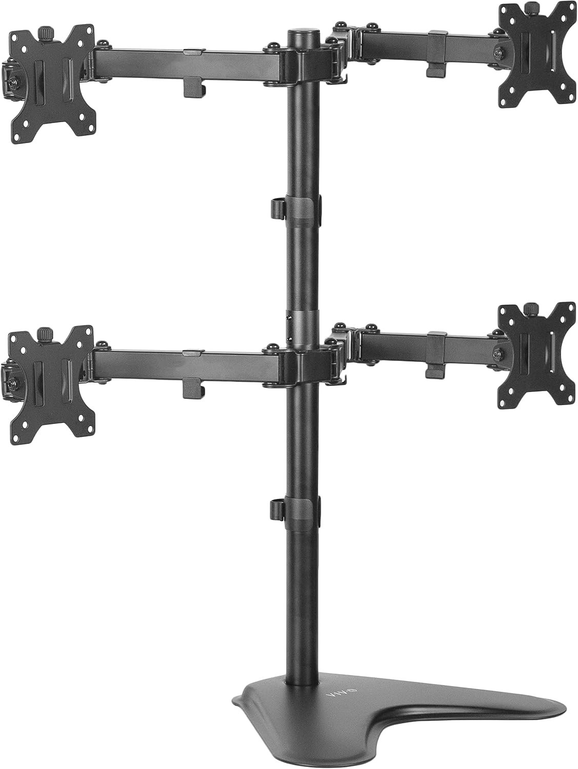 VIVO STAND-V004F Quad LCD Free Standing Adjustable Heavy Duty Desk Stand