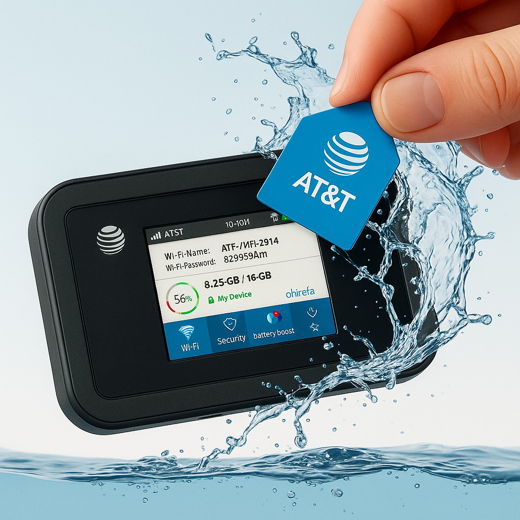 AT&T Unlimited Data Hotspot Plan + FREE Router – No Contract $69 First Month