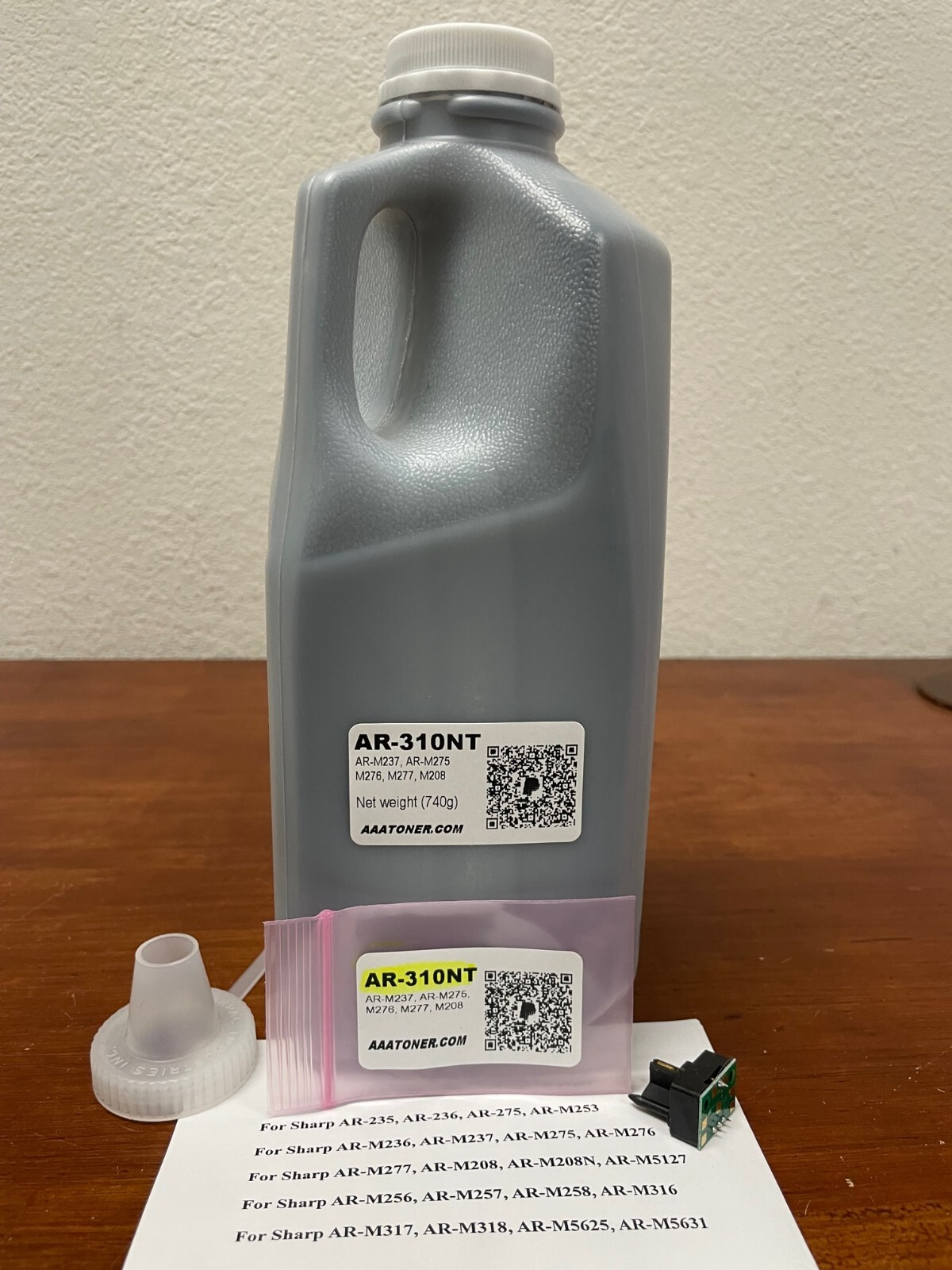AR-310NT Toner Refill for Sharp AR-M256 257 258 316 317 318 M5625 M5631 + Chip
