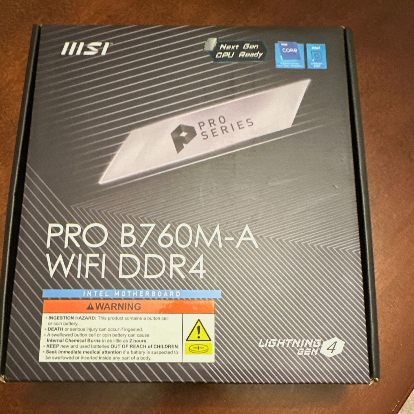 MSI PRO B760M-A WIFI DDR4 mATX LGA1700 Intel Motherboard HDMI