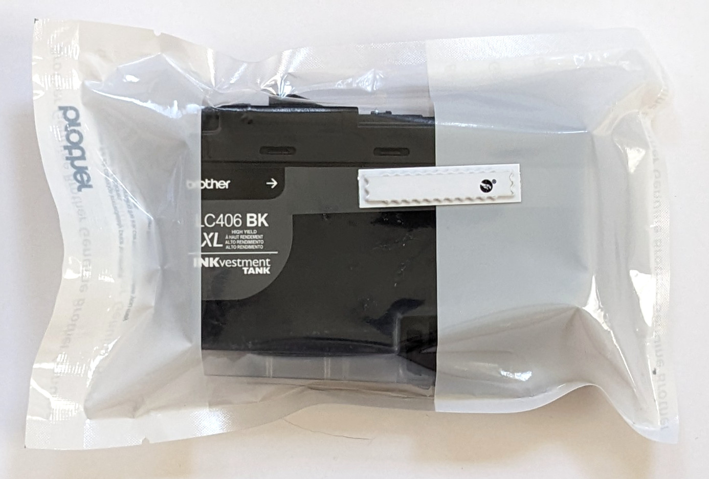 Brother LC406BK XL Genuine High-Yield Ink Cartridge Black LC 406 XL BK Sealed