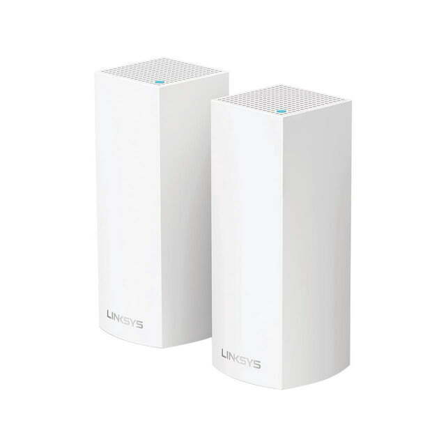 Linksys Velop Whole Home Wireless Mesh System - 4000 Square Feet - AC4400 2-Pack