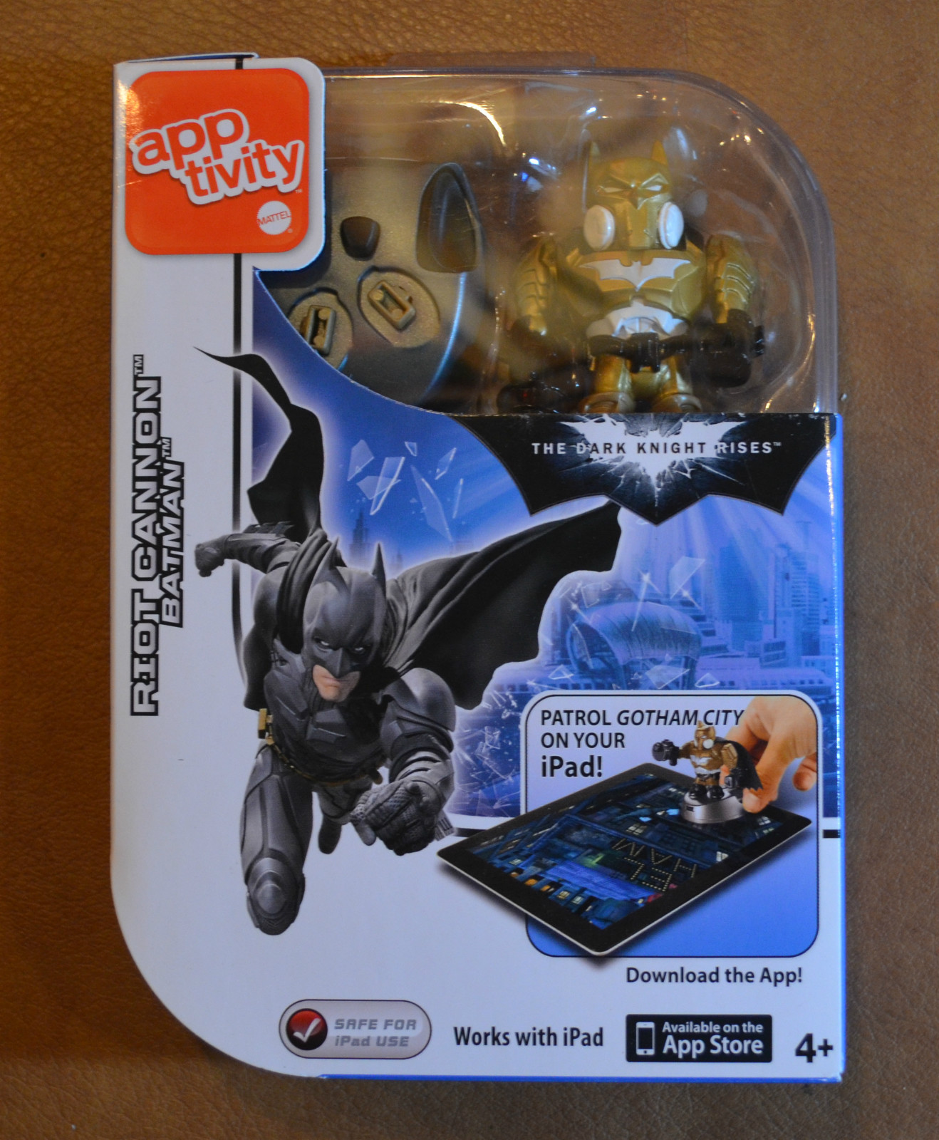 APPTIVITY WWE RUMBLERS RIOT CANNON BATMAN PATROL GOTHAM CITY ON iPAD  NEW