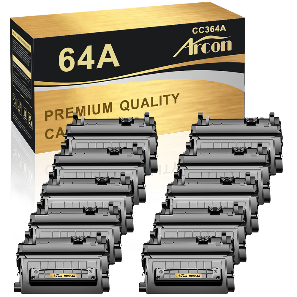 10PK CC364A 64A Toner Cartridge Compatible For HP LaserJet P4014dn P4515x P4015x