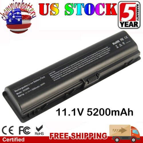 6Cells Battery for HP Pavilion DV2000 DV6000 DV6100 DV6500 DV6700 V3000 V6000