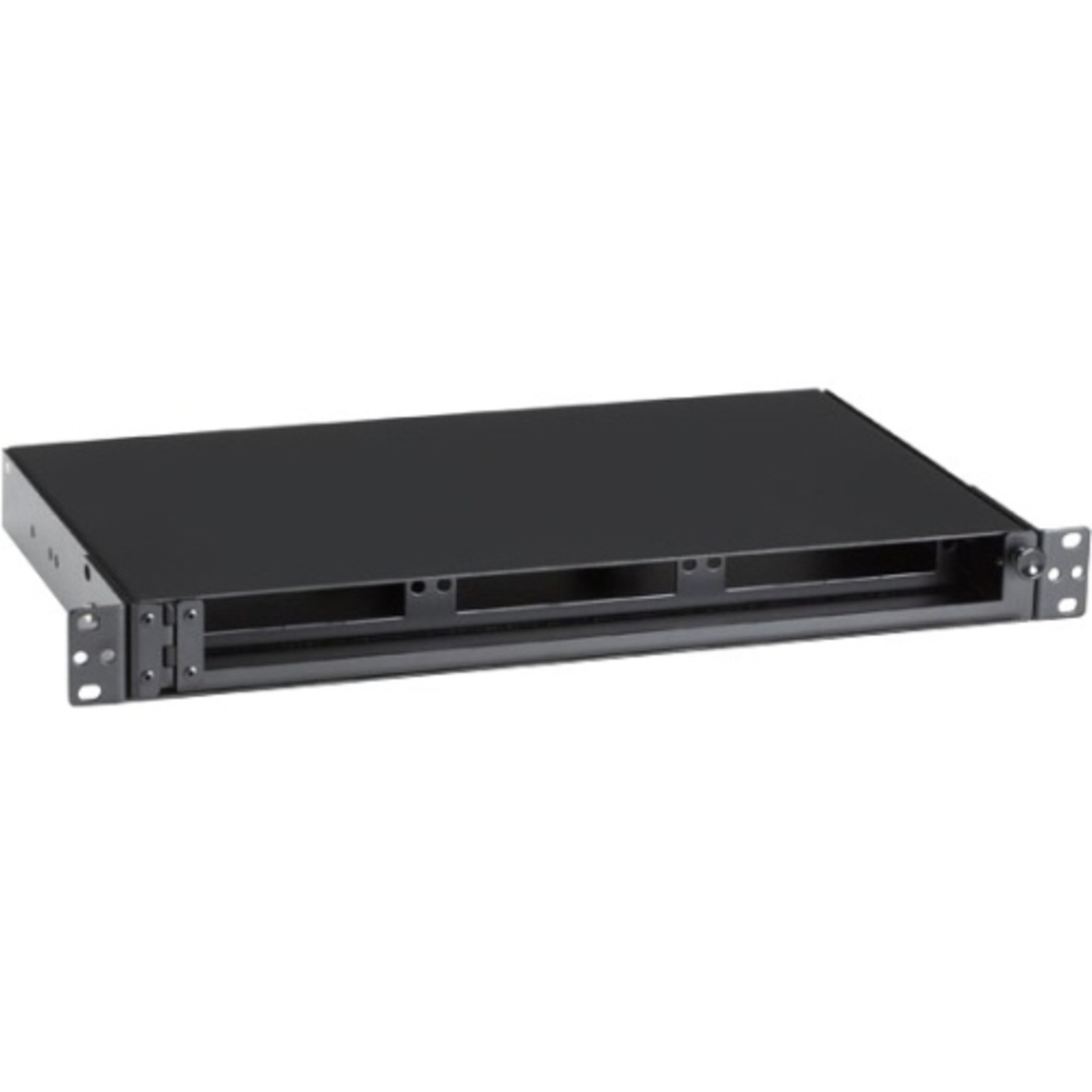 Black Box - JPM407A-R5 - Black Box Rackmount Fiber Shelf, 1U, 3-Adapter Panel -