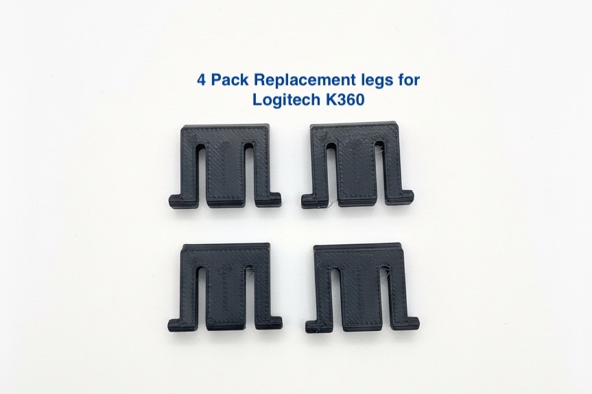 4 x Replacement Tilt Legs for Logitech K 360 Keyboard