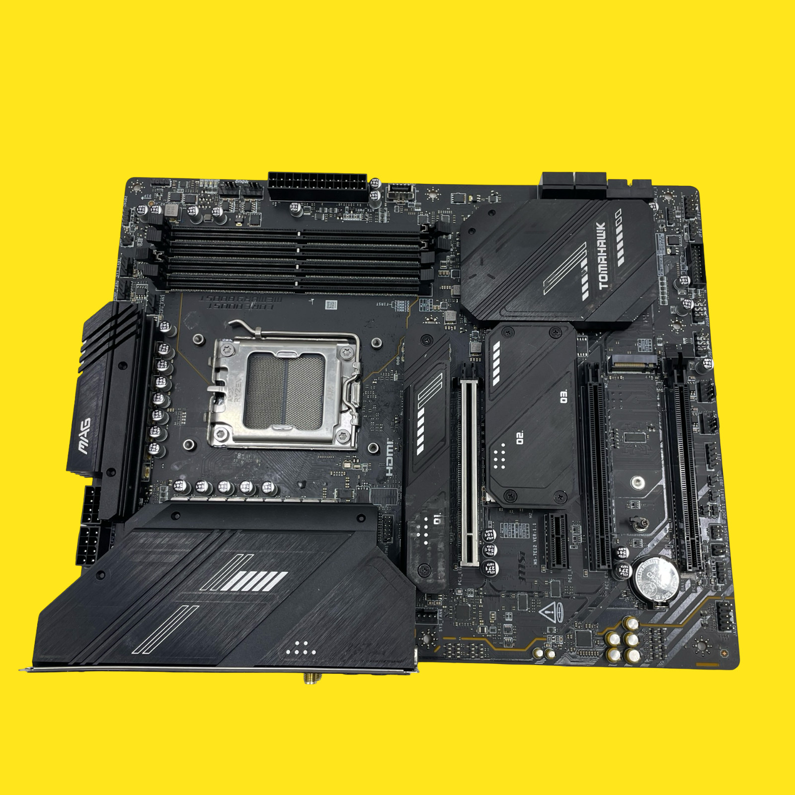 AS/IS MSI MAG X670E Tomahawk WIFI Socket AM5 Motherboard #1939 Z46/7 (AR)