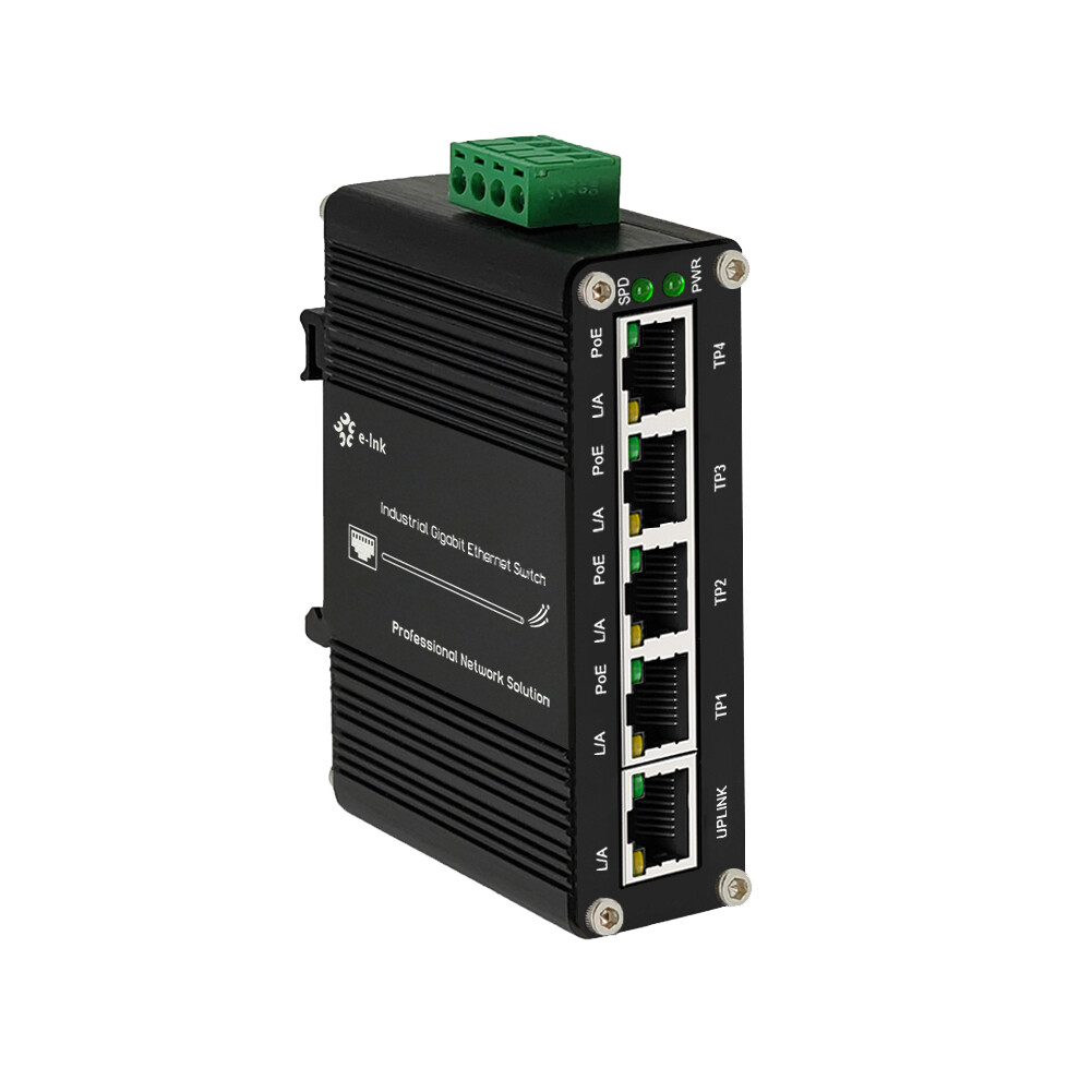 120W POE Ethernet Switch Industrial Switch 100Mbps Half/Full Duplex 1000Mbps
