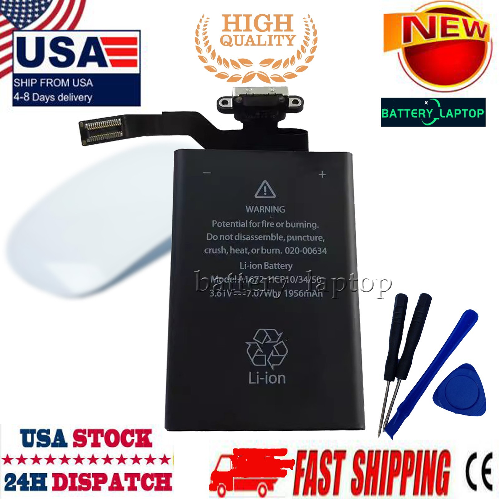 NEW rechargeable battery A1672 for Apple Magic Mouse 2 020-00633
