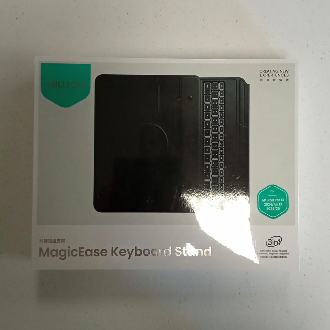 NILLKIN MagicEase Keyboard Stand Wireless Backlit Magnetic Black New