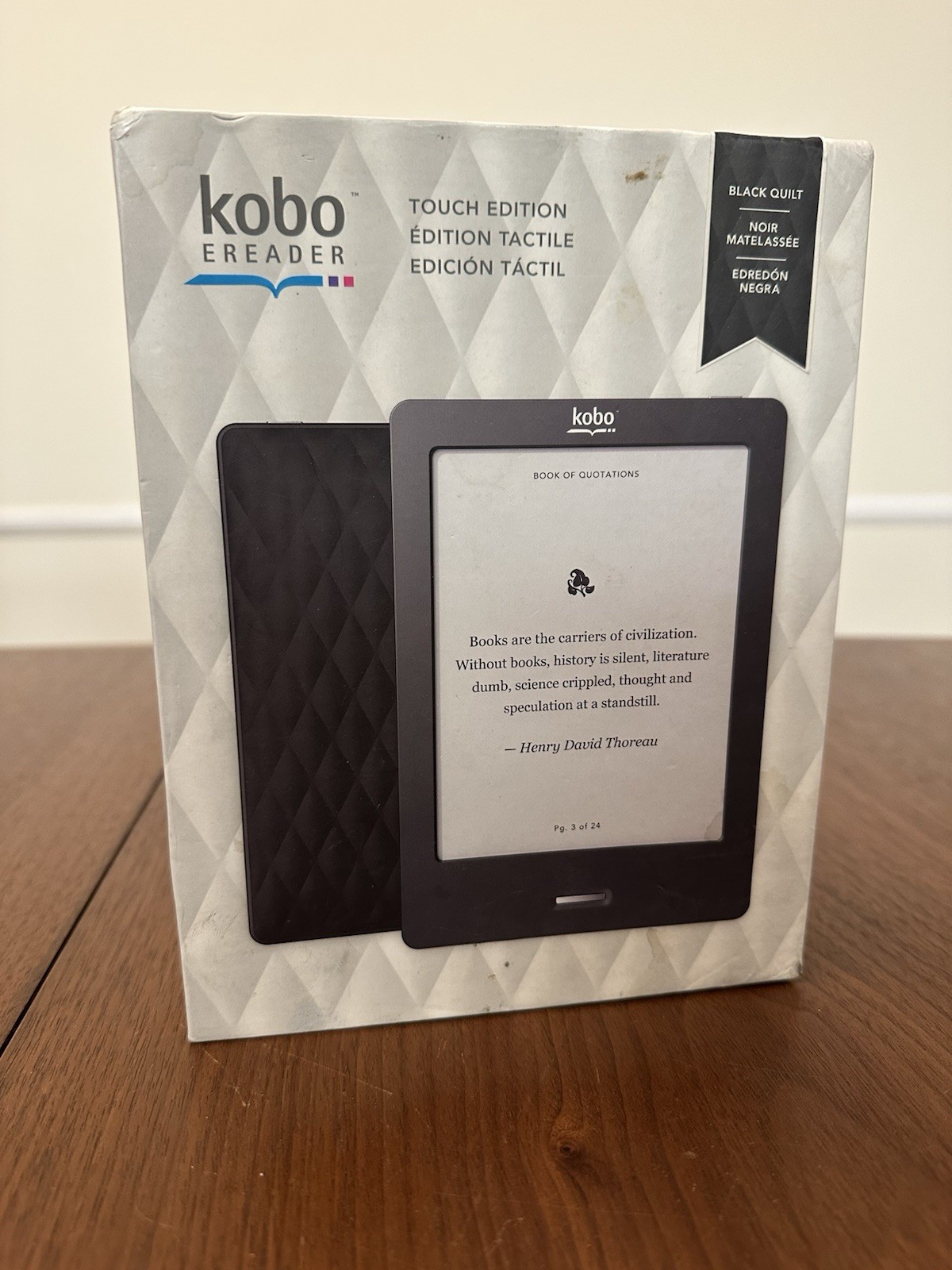 Kobo N905 Touch Edition eReader Tablet 6" Display. *Read*