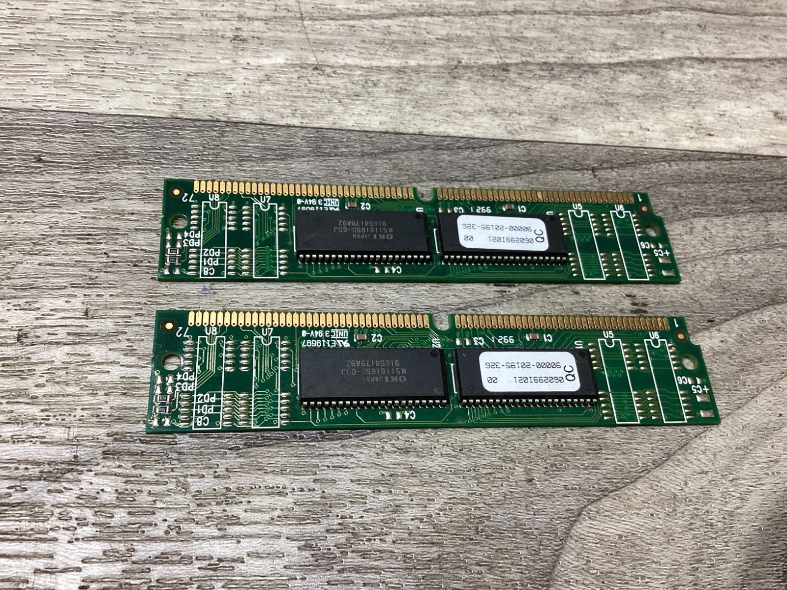 LOT OF 2 SIMPLE TECHNOLOGY SIMM MEMORY MODULE  00195 #120N20*SI