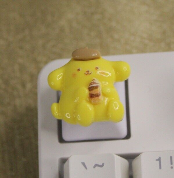 Sanrio Pompompurin Keycap Hello Kitty Keycap R4 - 1pc