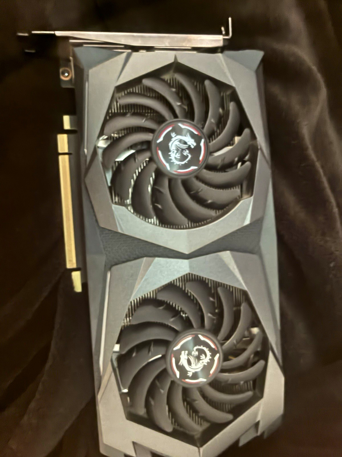 MSI NVIDIA GeForce Dual Fan PCIe x16 Graphics Card Backplate DP HDMI